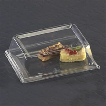 Gb Gifts Rectangle Dessert Plate Dome Lid - Clear GB288656